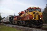 Train 210 cruises north